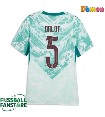 Portugal Diogo Dalot #5 Replik Auswärtstrikot Damen WM 2026 Kurzarm